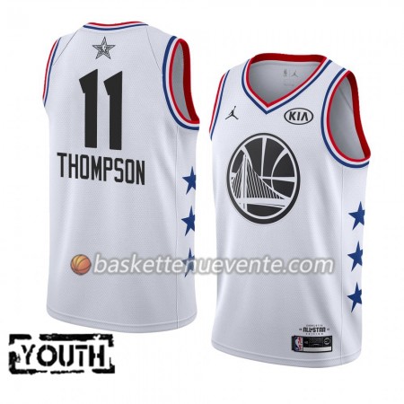 Maillot Basket Golden State Warriors Klay Thompson 11 2019 All-Star Jordan Brand Blanc Swingman - Enfant